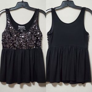 Decree Sparkly Sequin Women's Tank Top